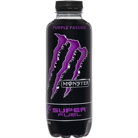 Monster Energy Super Fuel Purple Passion Bottle 550ml Woolworths