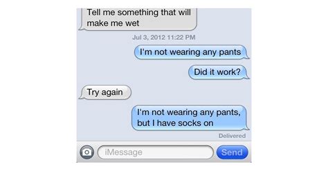 When Youre Too Sexy For Your Socks Funny Sext Messages Popsugar