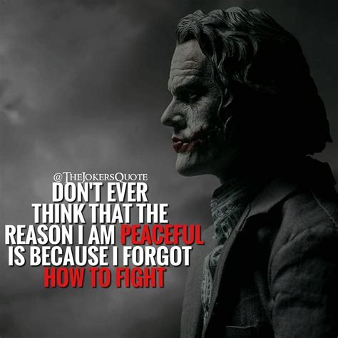 Become a supporter of someone who is getting out into the scary world. I know that's right | Joker quotes, Villain quote, Best ...