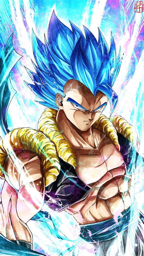 Fanart of gogeta blue from dbs broly movie!!! Gogeta SSJ Blue Wallpapers - Wallpaper Cave