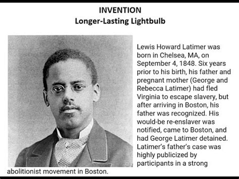 African American Inventor Lewis Latimer YouTube