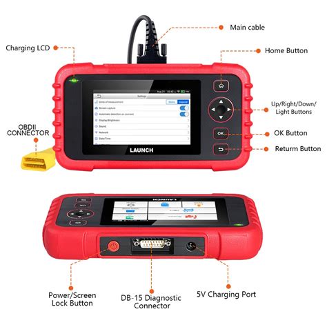 Launch X431 CRP123X OBD2 Scanner 4 System Diagnose Free Update