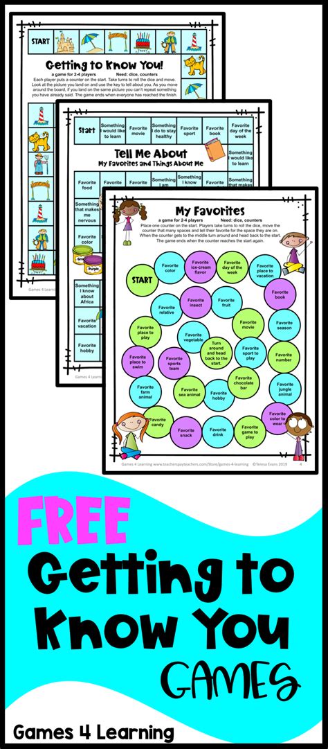 Free First Day Of School Activities Back To School Getting To Know You Games First Day Of