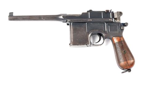 C War Time Commercial Mauser C96 Broomhandle Semi Automatic Pistol