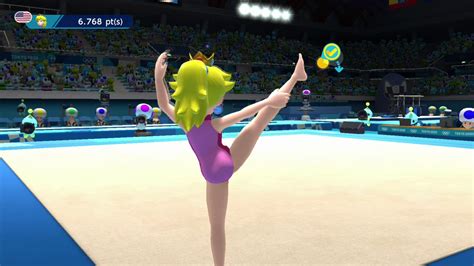 Mario And Sonic At The Tokyo Olympic Games Gymnastics Peach