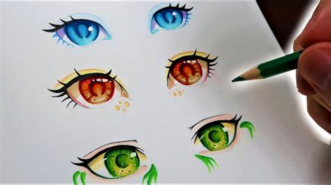 Comment Dessiner Des Yeux Danime Techniques Faciles Youtube