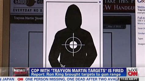 Fired Florida Officer Defends Use Of Trayvon Martin Targets Cnn