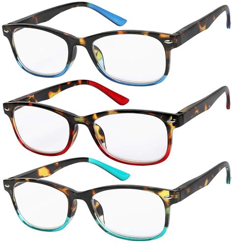 Reading Glasses Set Of Great Value Spring Hinge Readers Men And Women Glasses For Reading
