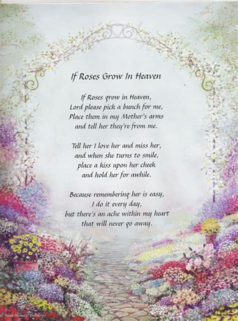 If Roses Grow In Heaven Quotes Pinterest