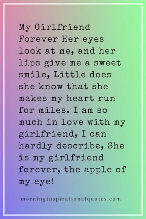 Poems For Girlfriend With Images And Pictures Poems For My Girlfriend