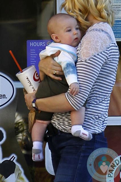 January Jones Steps Out With Her Little Man