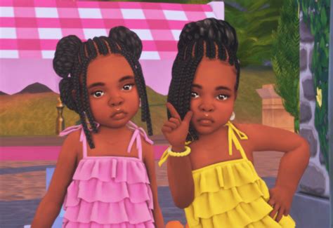 Sims 4 Toddler Braid Hair Cc Albumhon