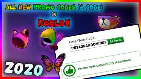 8x Code All New Promo Codes In Roblox 2020 Youtube