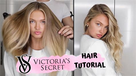 Victorias Secret Hair Tutorial Romee Strijd Beauty Technique
