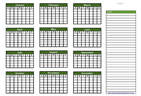 Lovely Printable Blank Yearly Calendar Free Printable Calendar Monthly