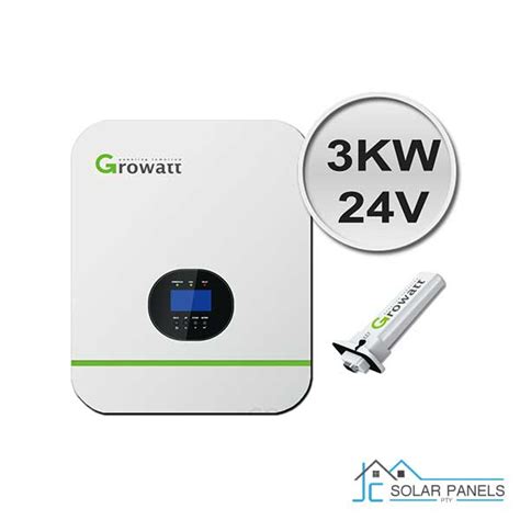 3KW 24V Growatt Inverter JC Solar Panels