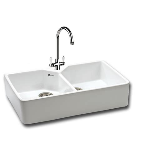 Check spelling or type a new query. Carron Phoenix 200 Ceramic Double Bowl Belfast Kitchen Sink