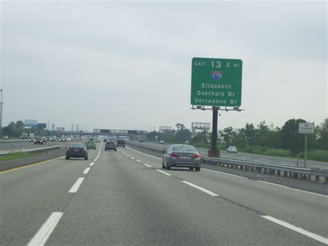 Interstate 95new Jersey Turnpike Northbound New York State Roads