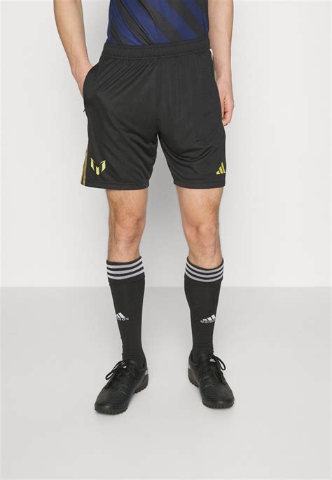 Adidas Performance Messi Short Sporta šorti Blackmelns Zalandolv