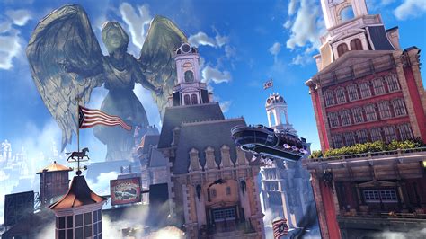 Bioshock Bioshock Infinite Buildings Statue Steampunk 1920×1080 Bioshock Infinite