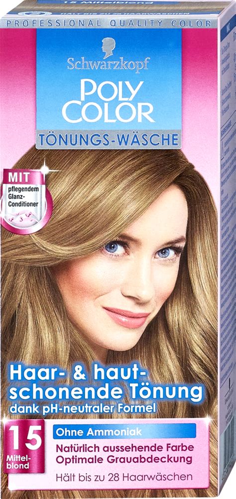 Schwarzkopf Poly Color Tönungs Wäsche Nr 15 Mittelblond 1 St Dmat