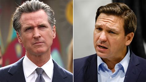 Gavin Newsom Ron Desantis War Of Words A Possible 2024 Or 2028 Preview Usa Headlines