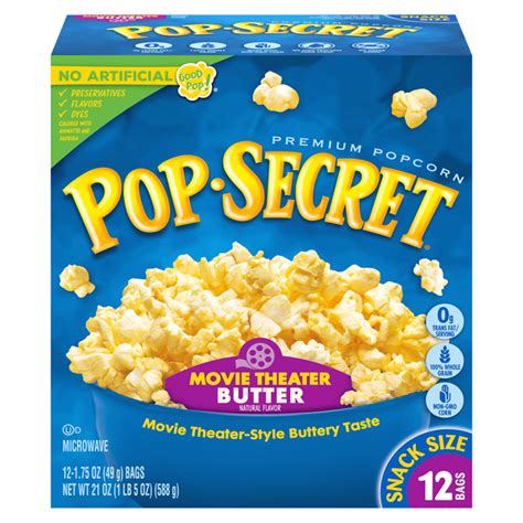 Save On Pop Secret Microwave Popcorn Movie Theater Butter Snack Size