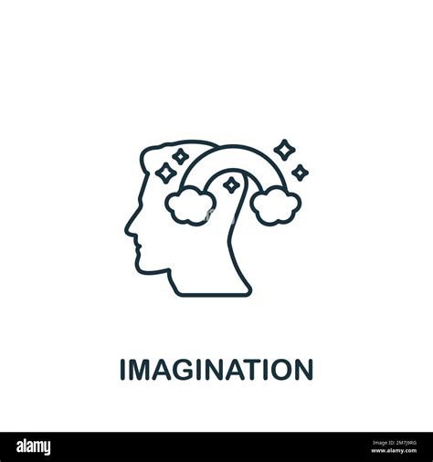 Imagination Icon Monochrome Simple Project Planning Icon For Templates