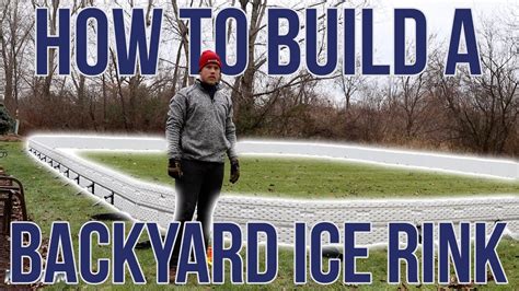 Consider using a new white liner each year. HOW TO BUILD A BACKYARD ICE RINK - NICERINK - YouTube