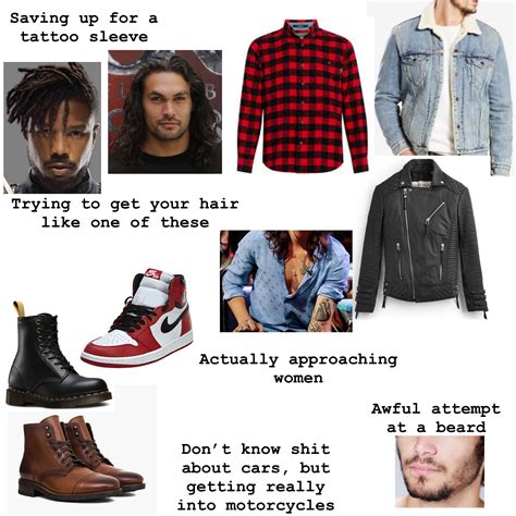 Trying To Look More Manly Starter Pack Rstarterpacks