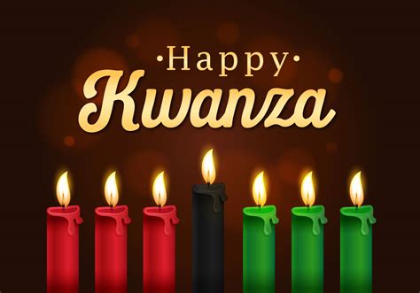 Happy Kwanzaa Greetings For Celebration 159444 Vector Art At Vecteezy