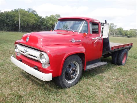 1956 Ford F600 Flatbed Truck Bigiron Auctions