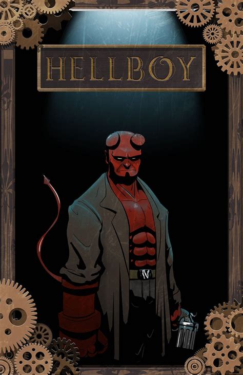 Hellboy 2 By Ashrobfielder On Deviantart Deviantart Movie Posters
