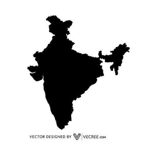 Map Of India Free Vector By Vecree On Deviantart