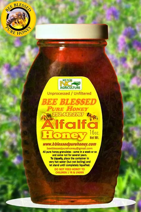 Alfalfa Bee Blessed Pure Honey