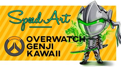 Speed Art Genji Overwatch Youtube