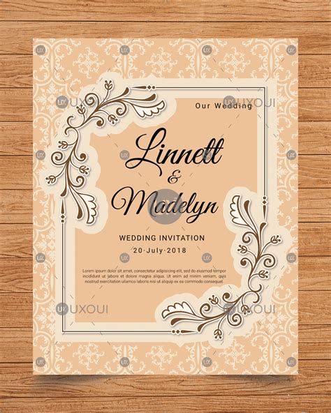 Wedding Invitation Card Photo