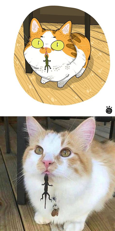 Sweet And Hilarious Cat Meme Illustrations From Tactooncat
