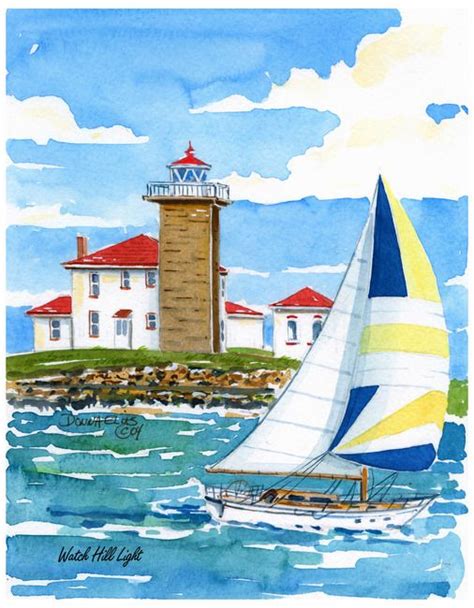 Pin On Lighthouse Art