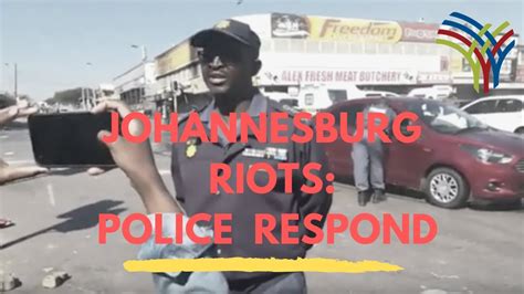 It started of as people protesting because the previous president was jailed. Johannesburg Burning and Looting - Police Update on ...