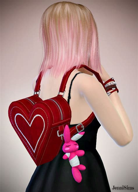 Heart Backpack Sims 4 Accessories