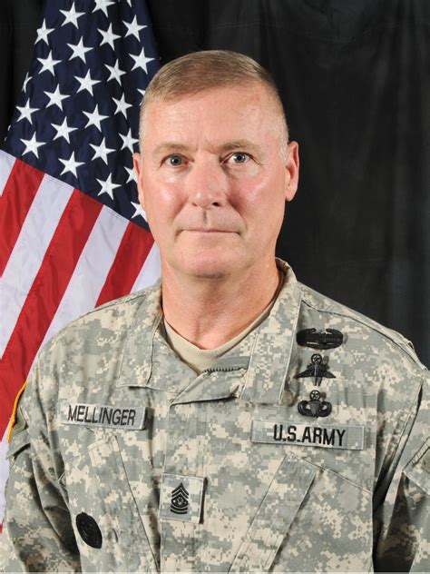 CSM Jeffrey J Mellinger U S Army Materiel Command Command Sergeant Major Article The