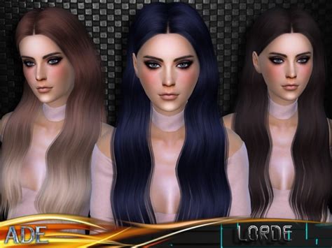 Ade Lorde Hair By Adedarma At Tsr Sims 4 Updates