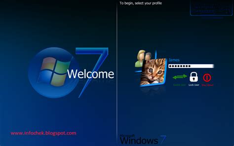 How To Change Windows7 Logon Screen Background Image Infochek