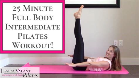 Minute Full Body Pilates Workout Intermediate Routine Youtube