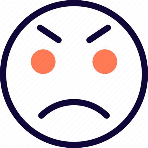 Anger Smiley Emoticon Expression Icon Download On Iconfinder