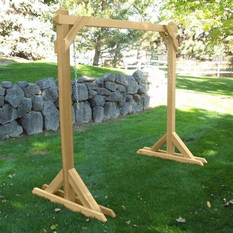 This diy hammock stand is easy to build using 4×4 wood with full instructions, video tutorial and plans. Build Porch Swing Stand - WoodWorking Projects & Plans