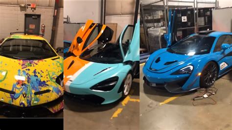6ix9ine Shows All His Cars That He Owns In His Garage🌈 Youtube