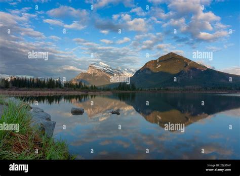 Mount Rundle Reflecting In Vermilion Lake Banff National Park Alberta