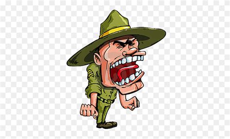 Army drill sergeant try not to laugh to angry cops the worst military uniform latest. Angry Cartoon Drill Sergeant - Drill Sergeant Clipart ...